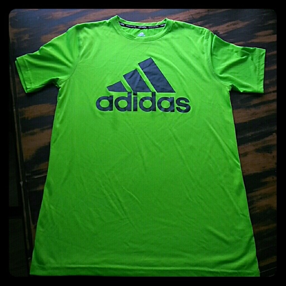 green adidas shirt mens